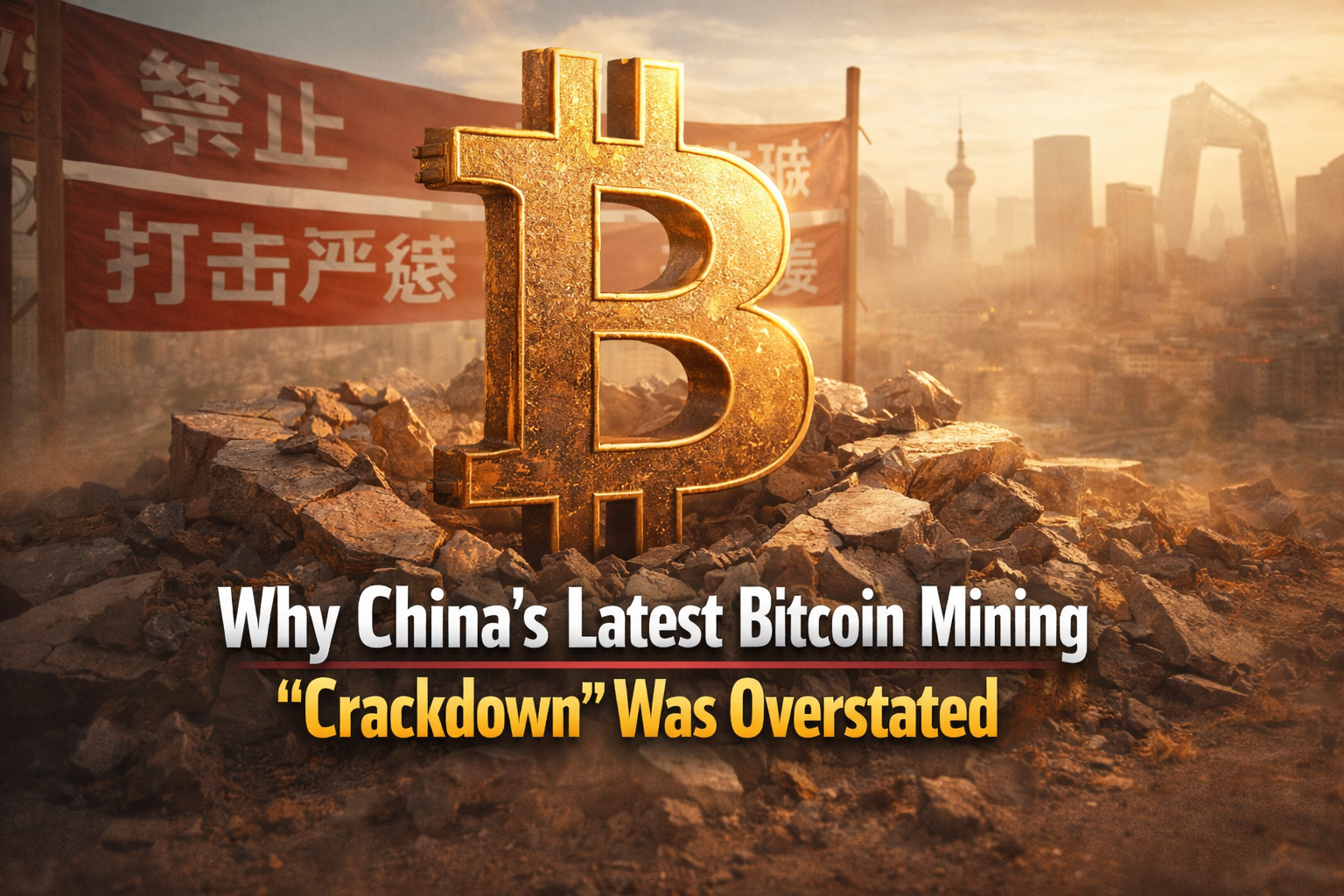 Why China’s Latest Bitcoin Mining “Crackdown” Was Overstated
