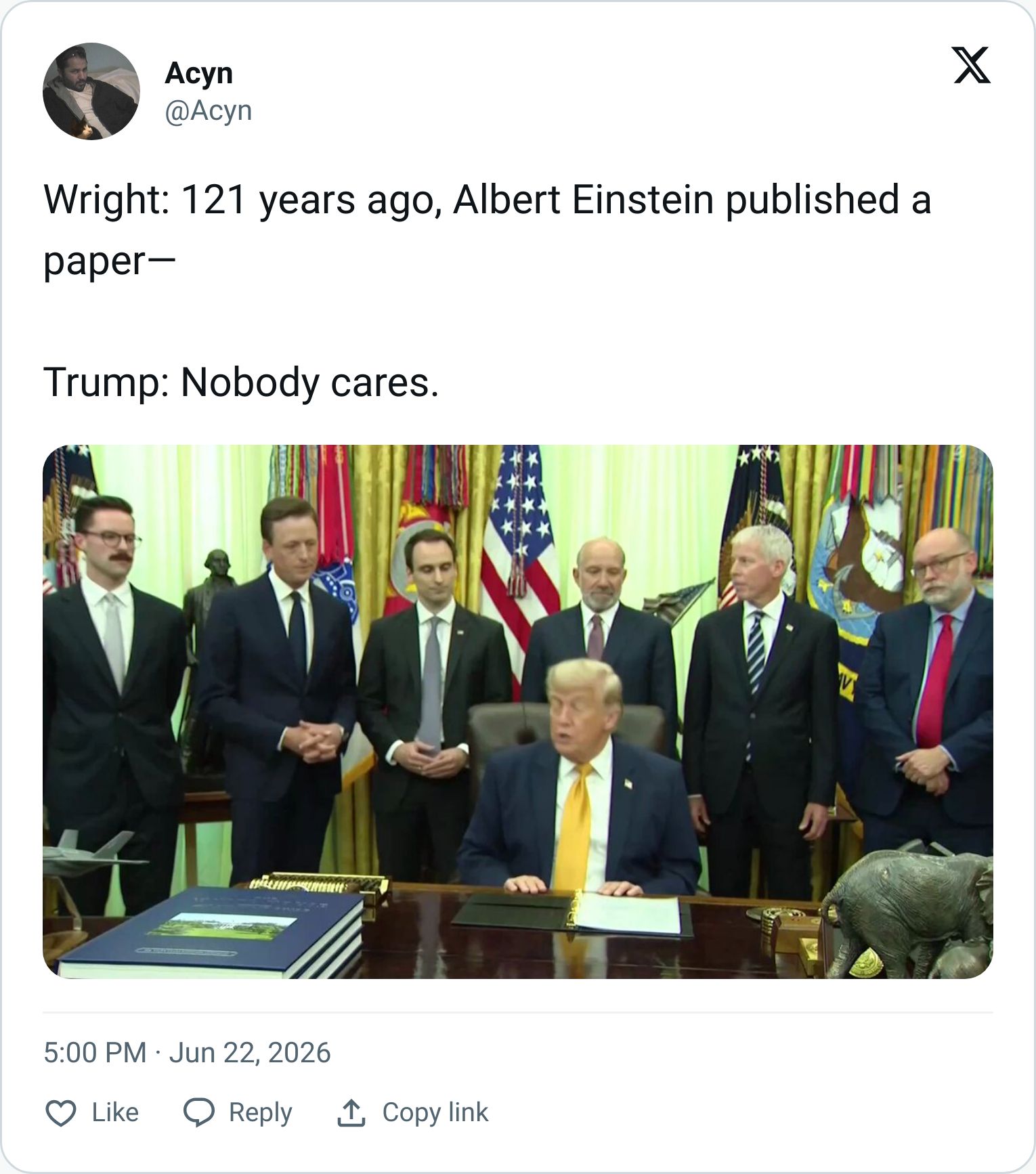 Tweet screenshot