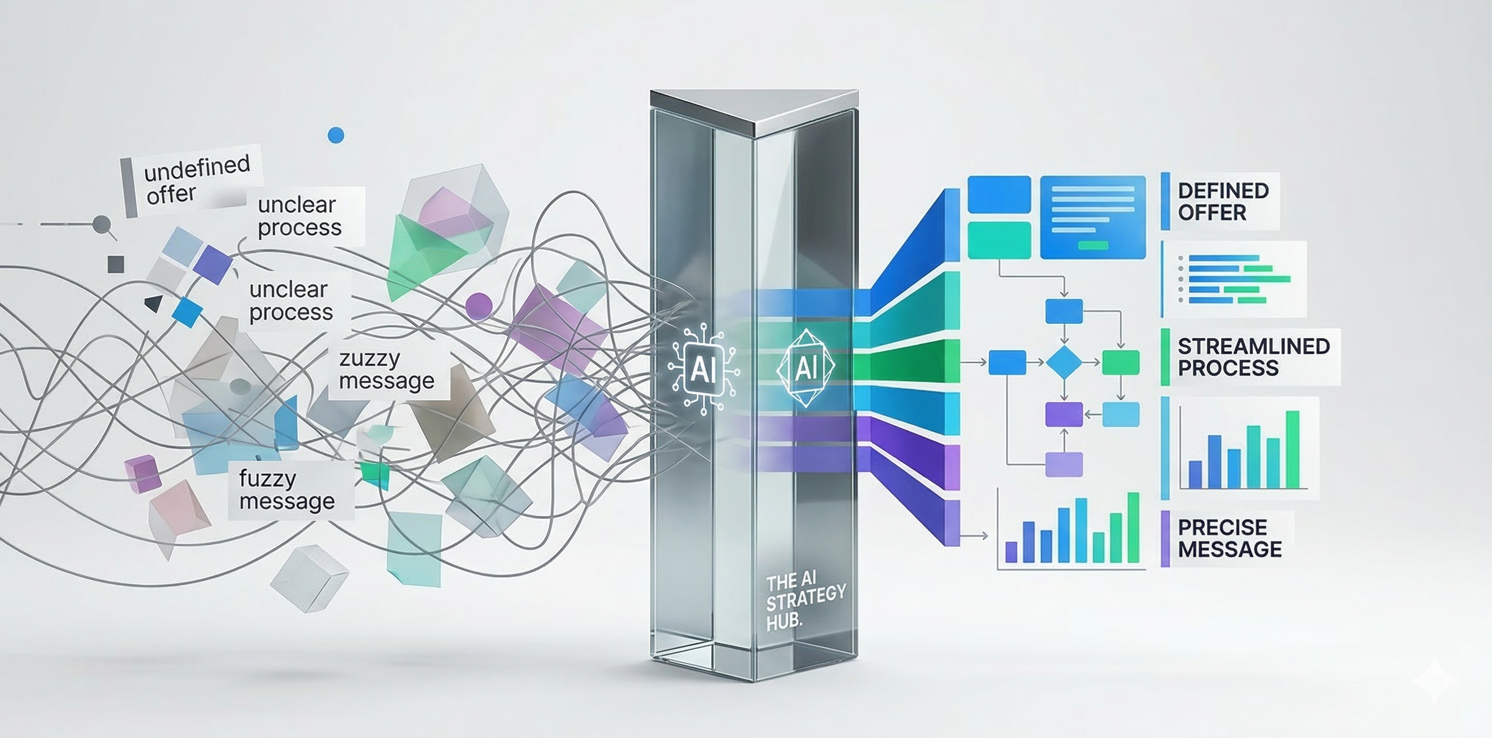 AI transforming business chaos into clear, structured strategy