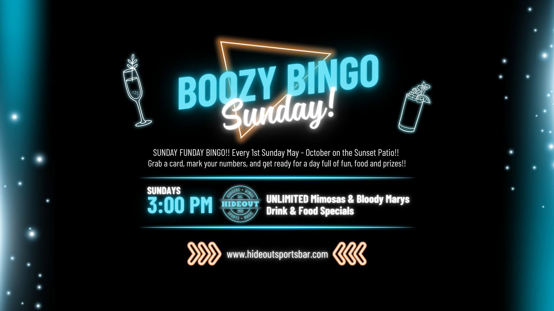 Boozy Bingo July 3rd