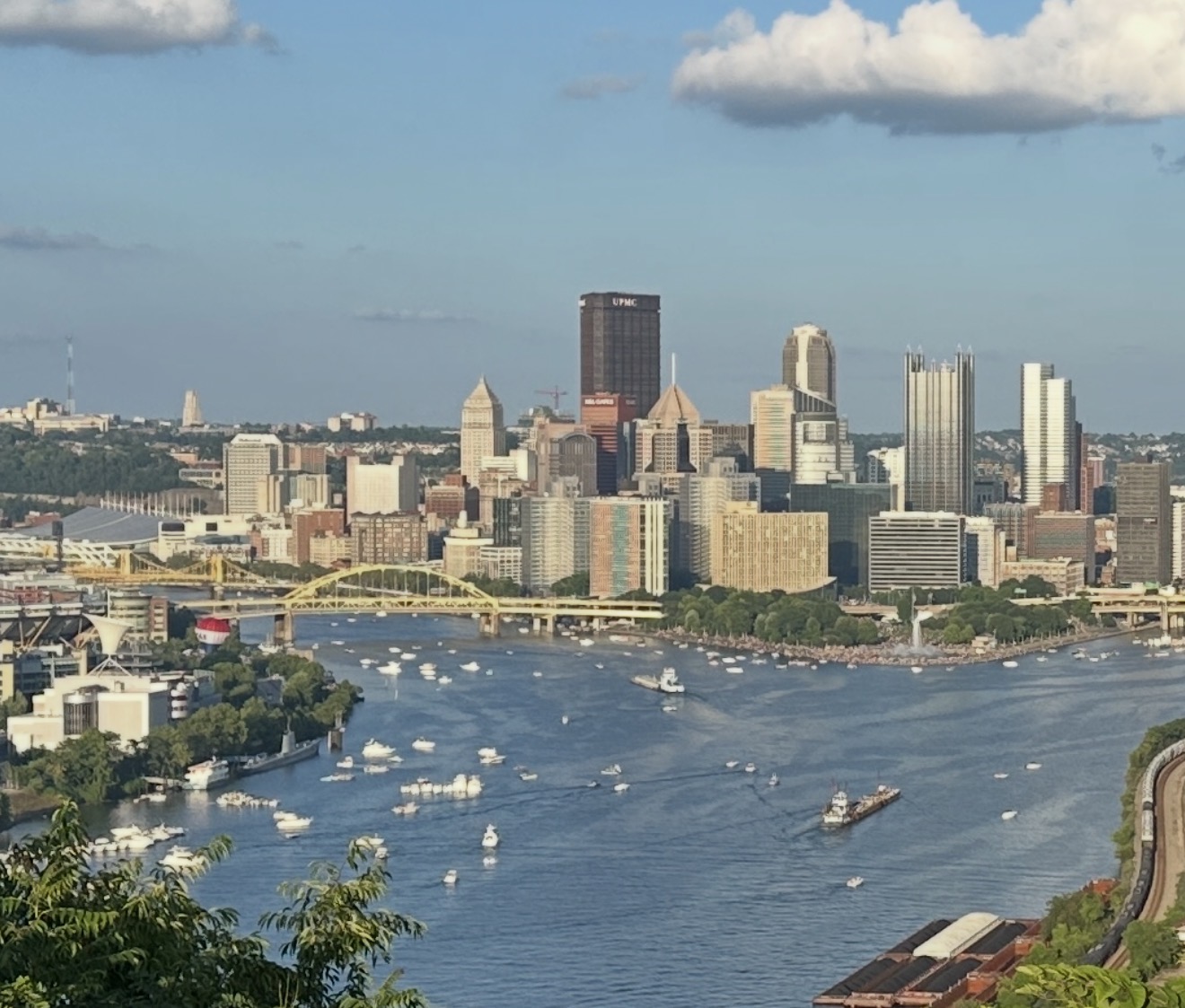 Pittsburgh North Shore during NFL Draft week