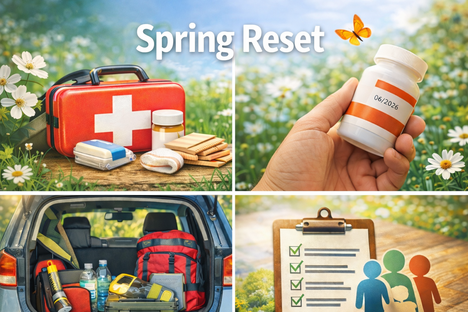 Spring Preparedness Reset: The 30-Minute Check Most Families Skip