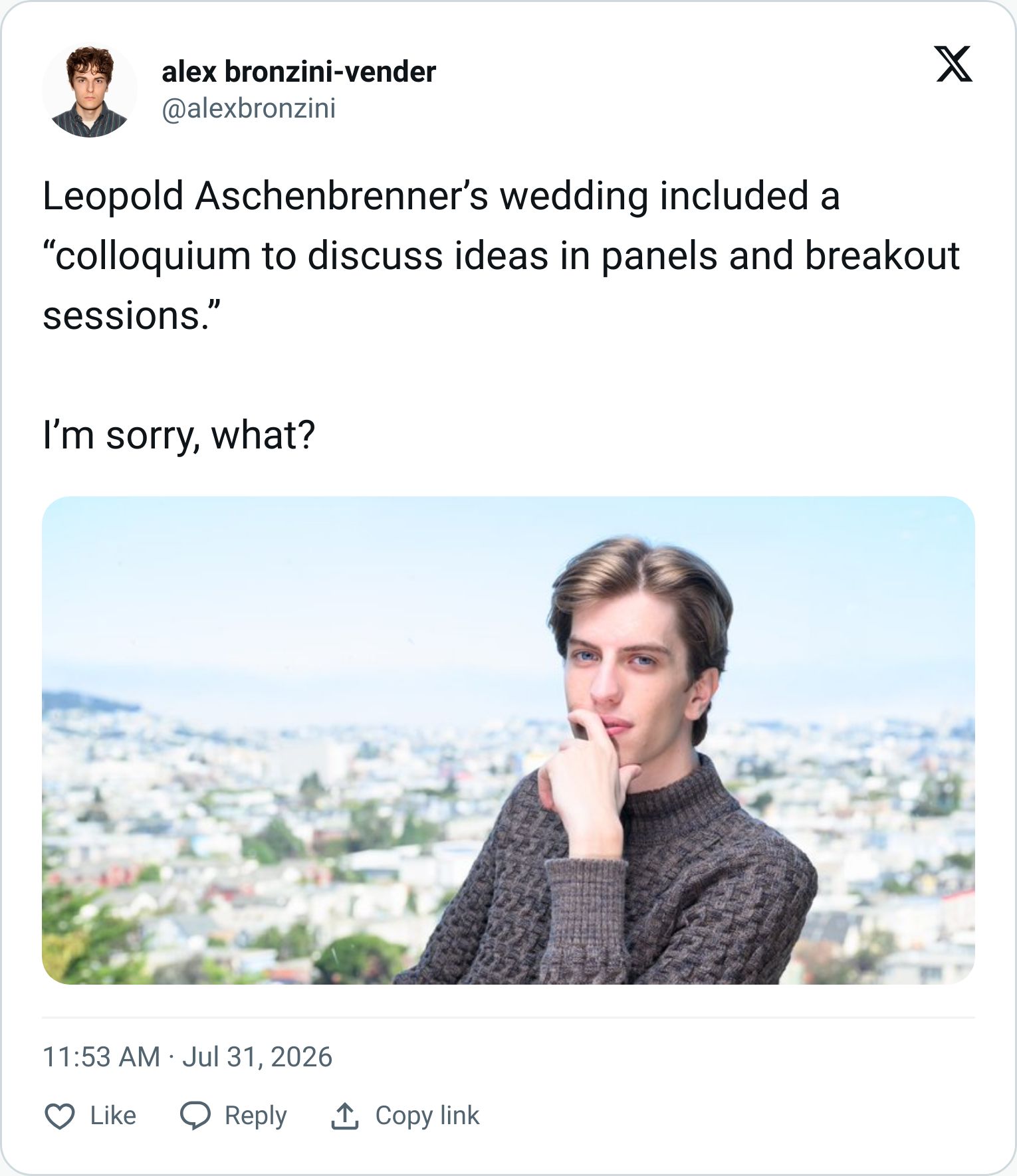 Tweet screenshot