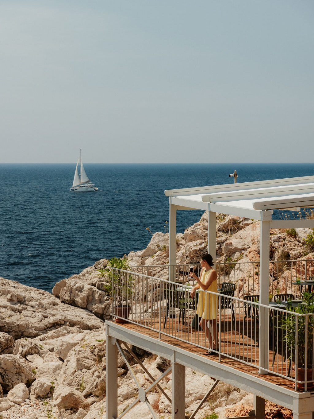 The Adriatic setting around Mamula Island
