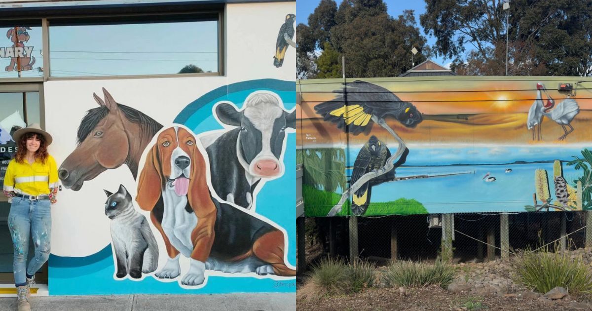 WATCH: Mural artist Terri Pollock