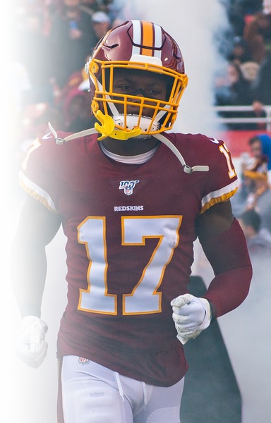 Terry McLaurin taking the field