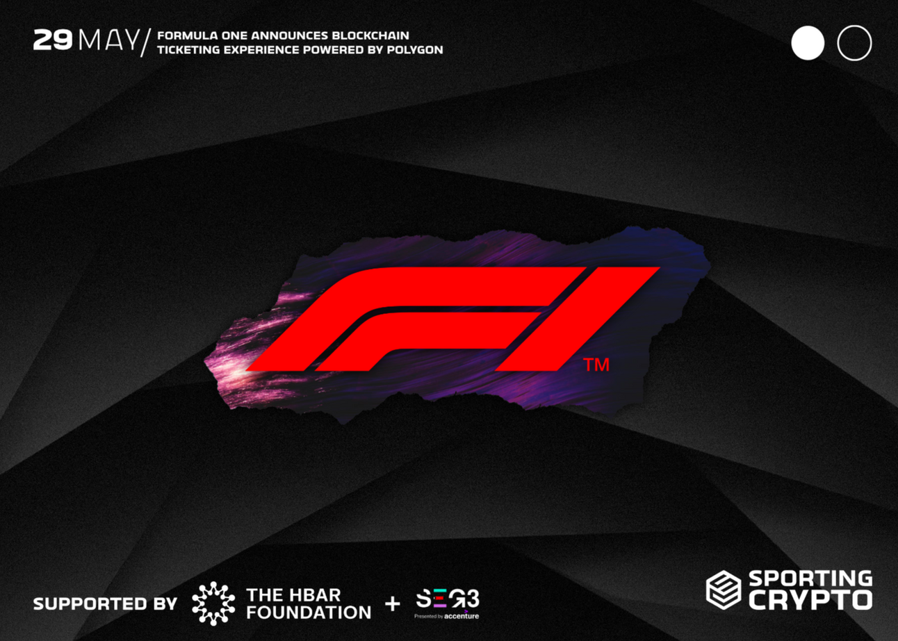 Formula One Announce Blockchain Ticketing Experience