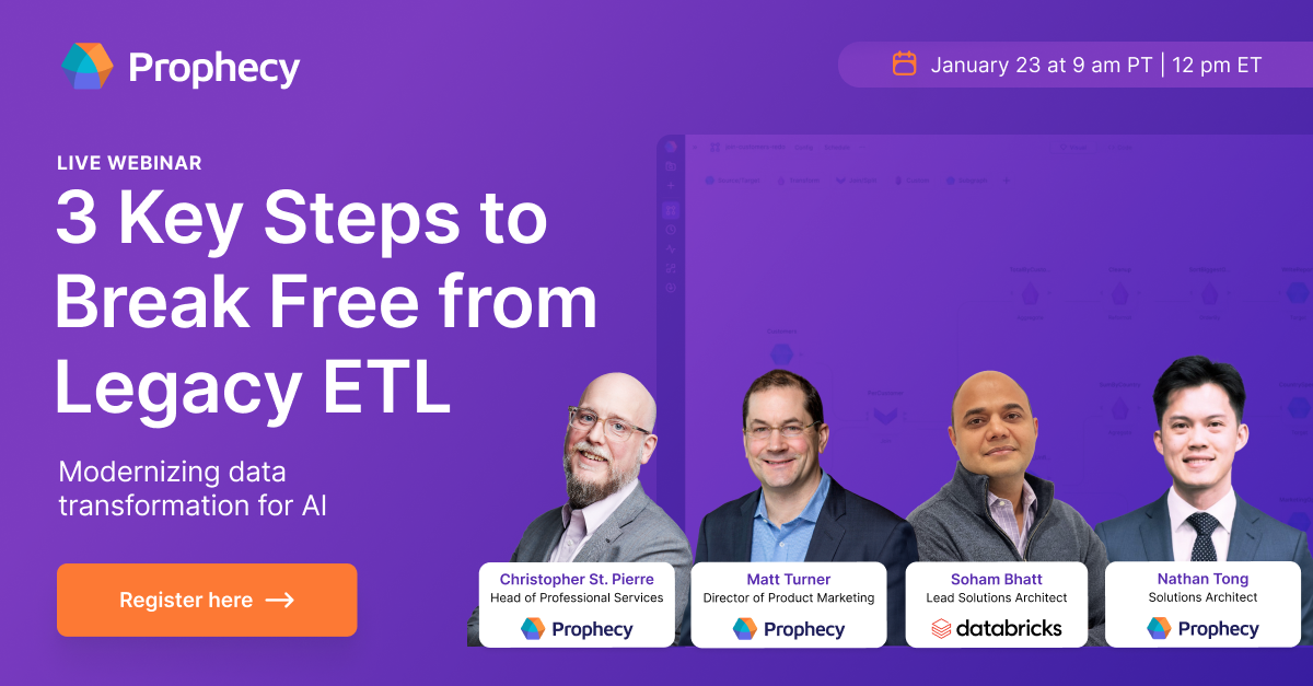 3 Key Steps to Break Free from Legacy ETL!
