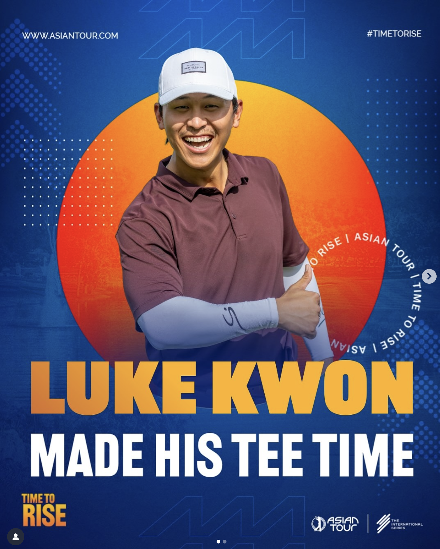 YouTuber makes his tee time