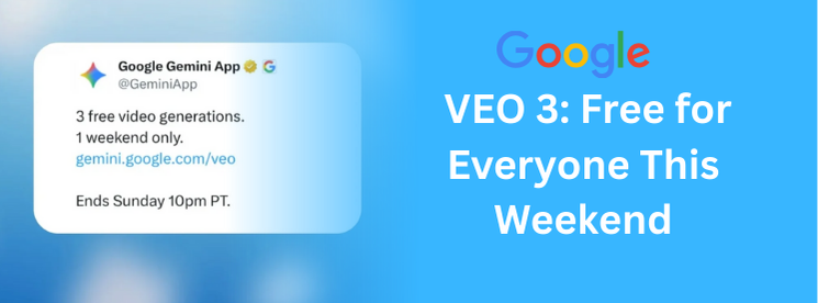 Google Veo 3 Free Weekend Image