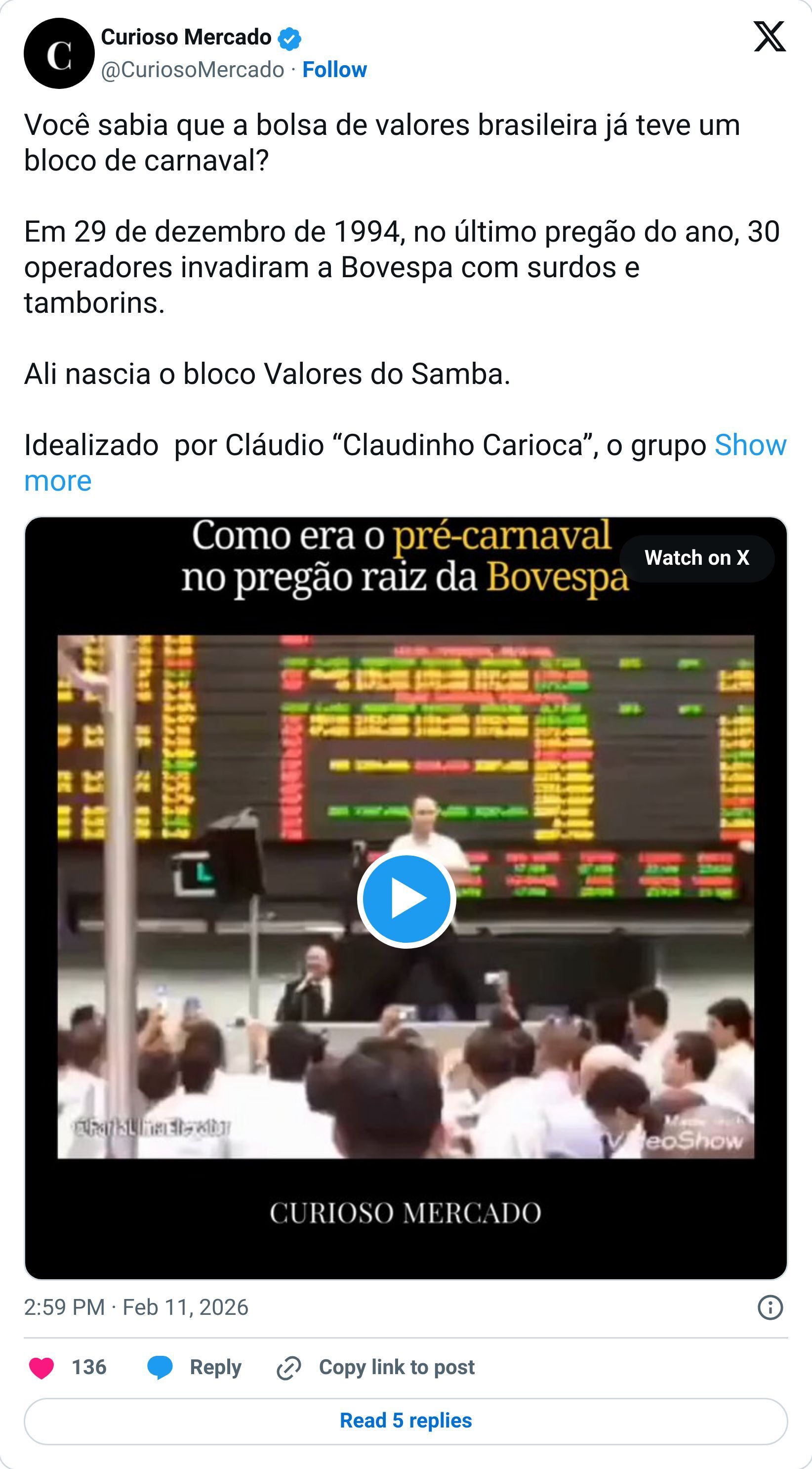 Tweet screenshot