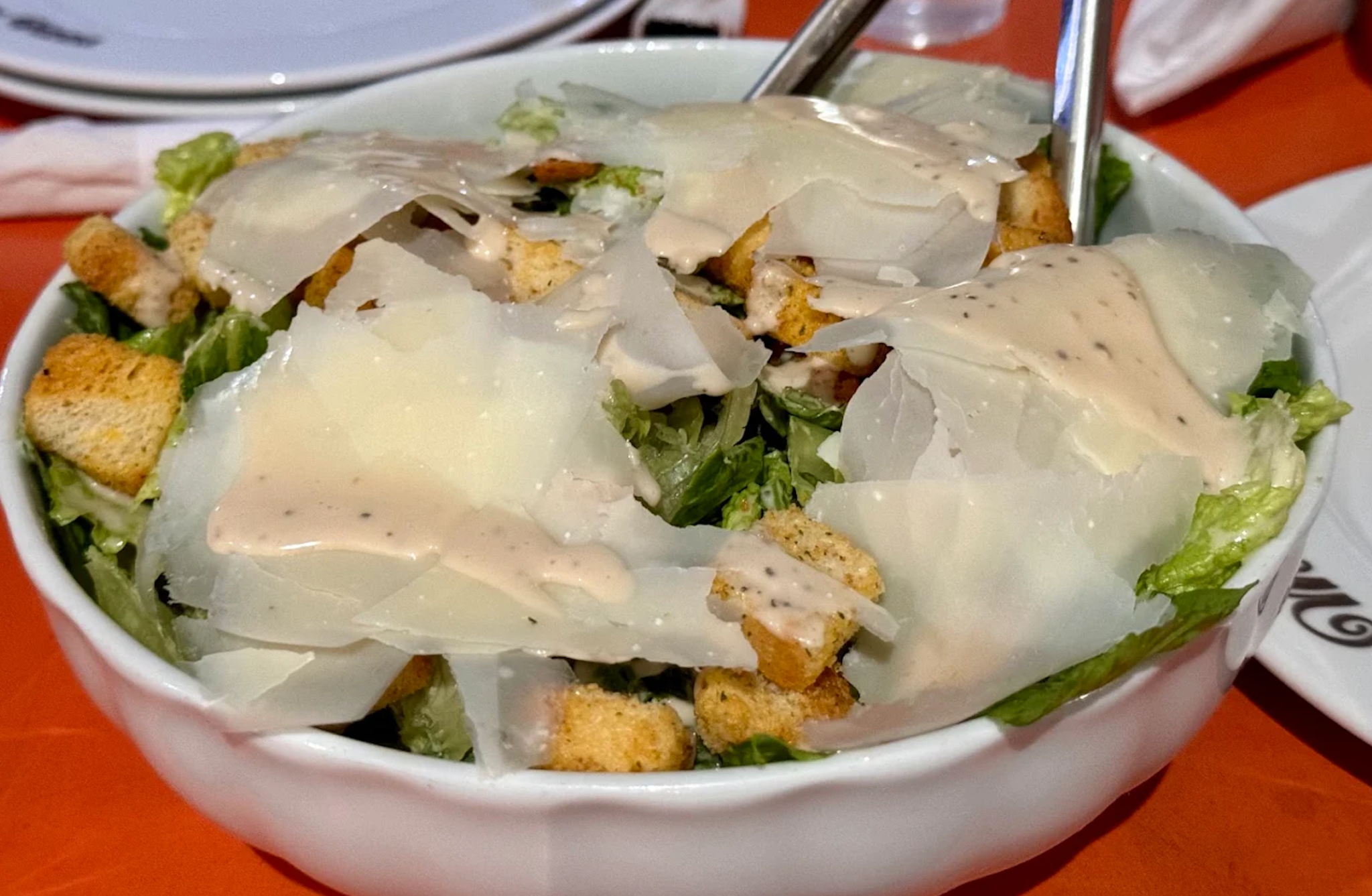 Caesar salad at DiJulio’s in Naples