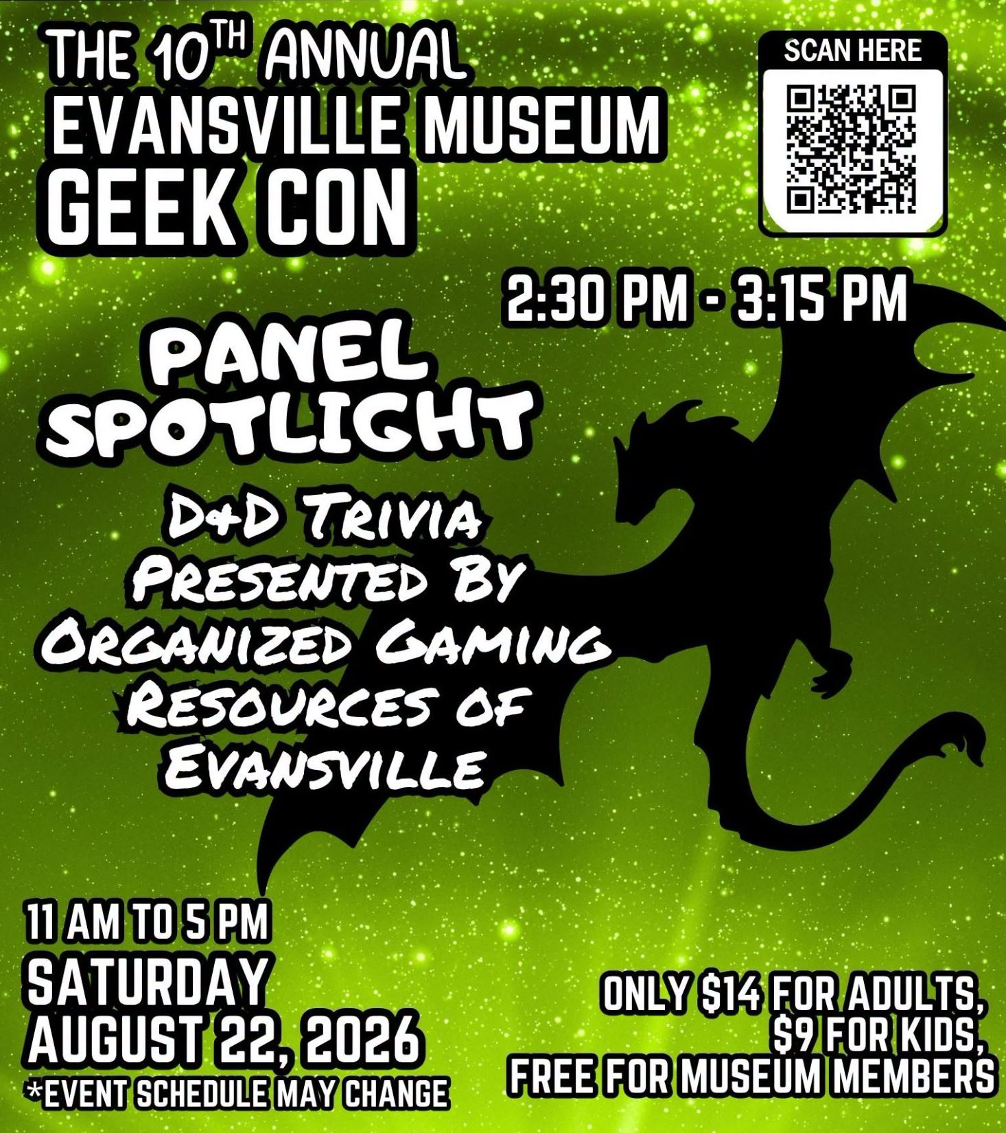 Evansville Museum Geek Con: 10 Years In