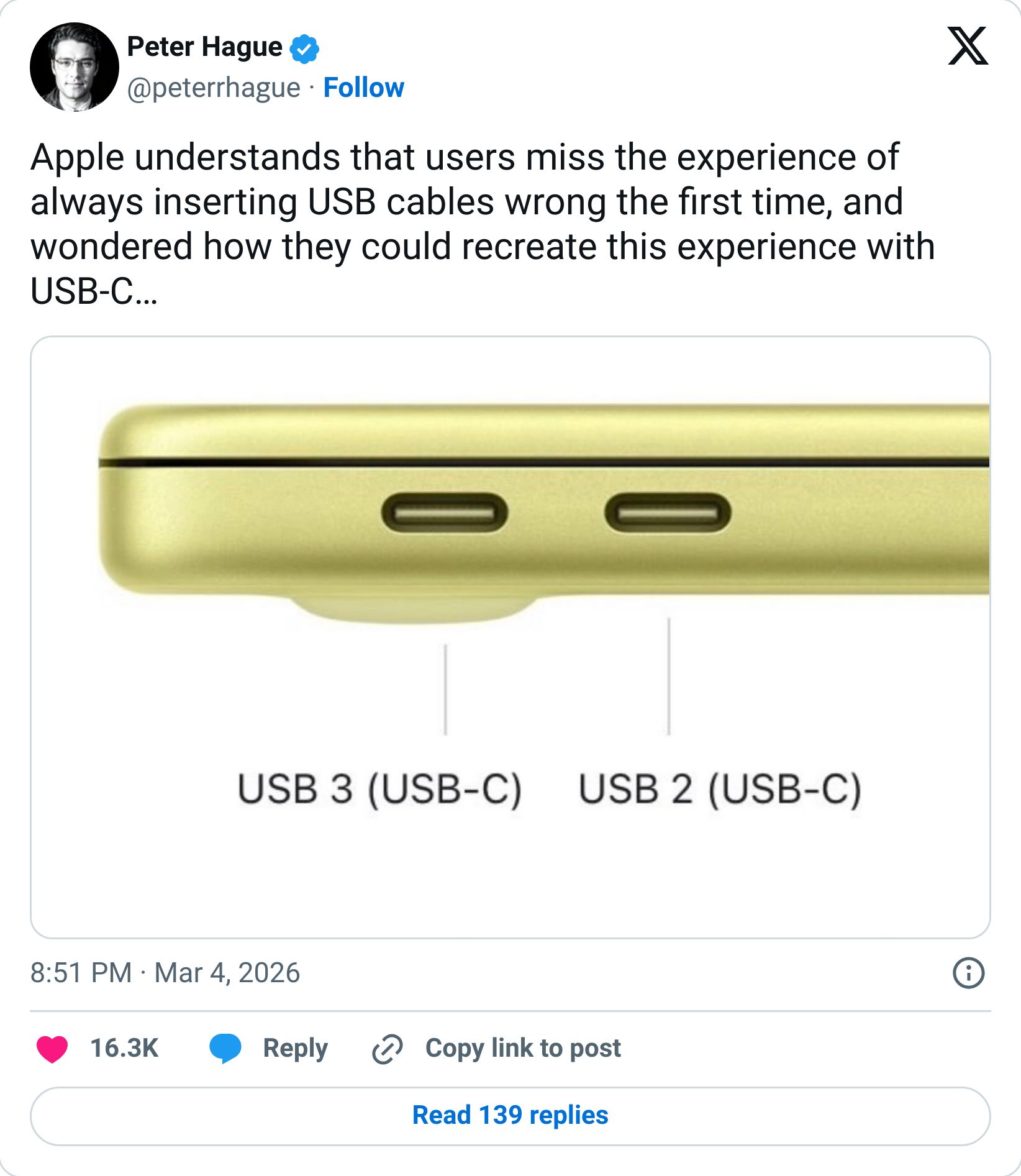 Tweet screenshot