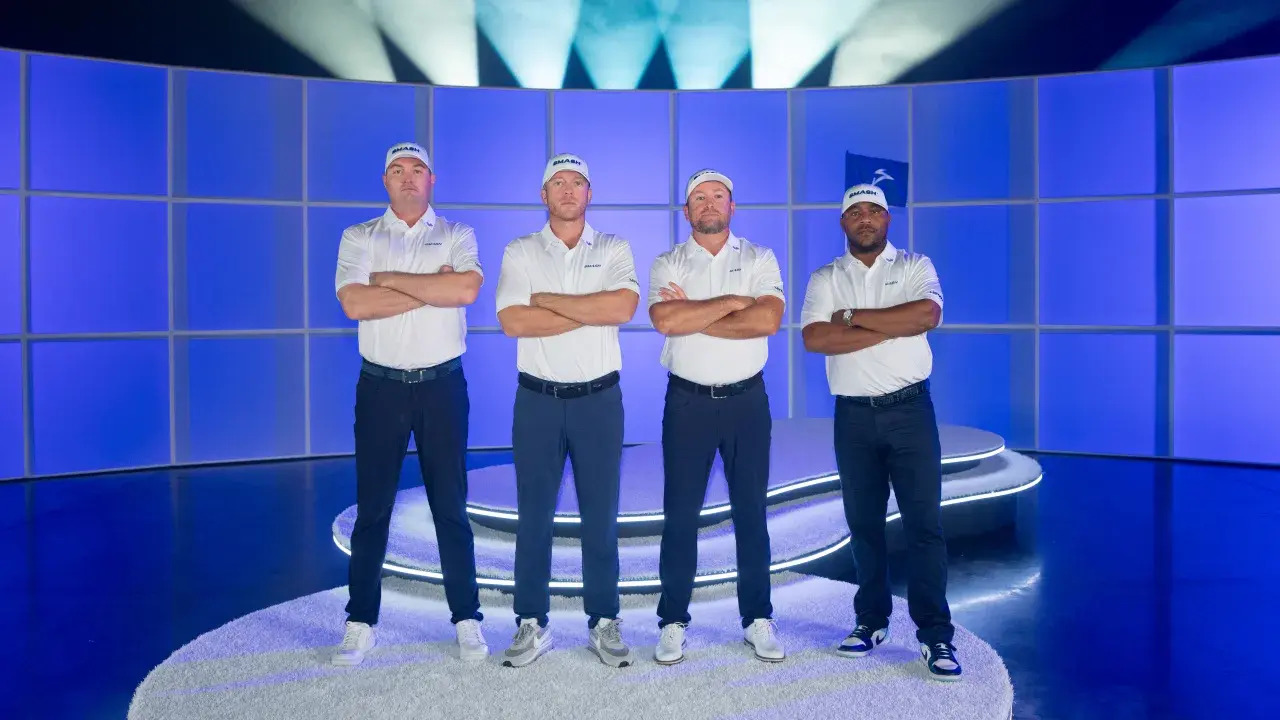 Harold Varner III during LIV Golf competition