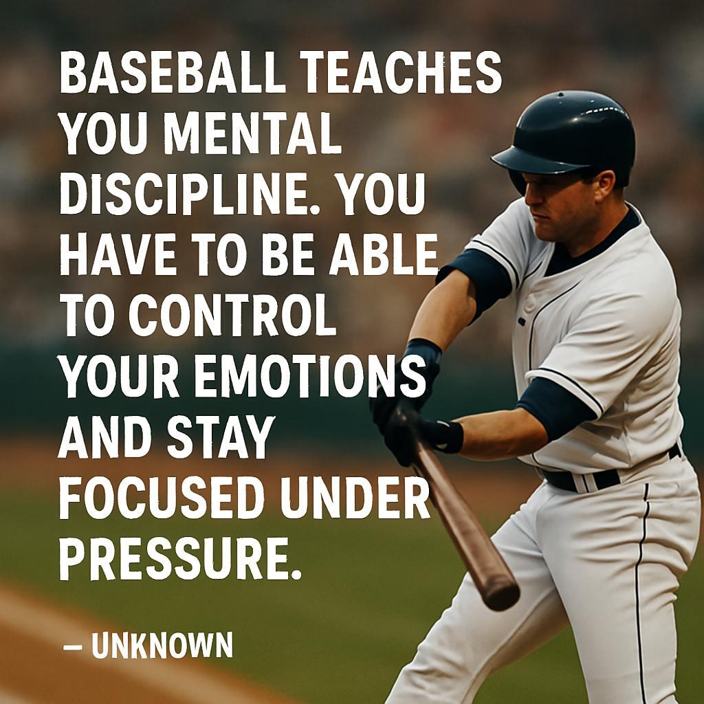 Swing Through the Pressure: What Baseball Teaches Us About Mental ...