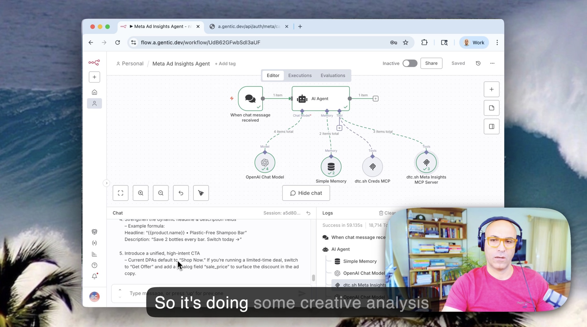 Step-By-Step: Build Your Meta Ad Insights AI Agent