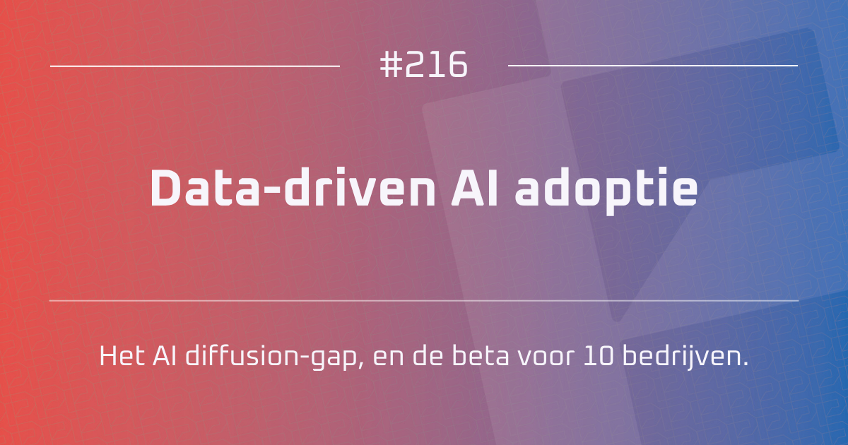 AI #216 | Data-driven AI adoptie