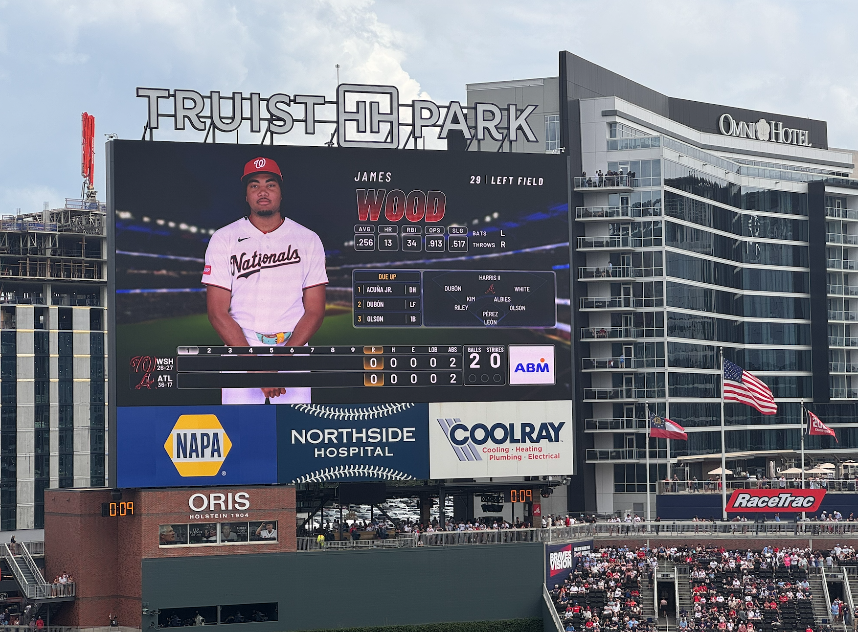 Nationals un-able to break through and get defeated again by the Braves