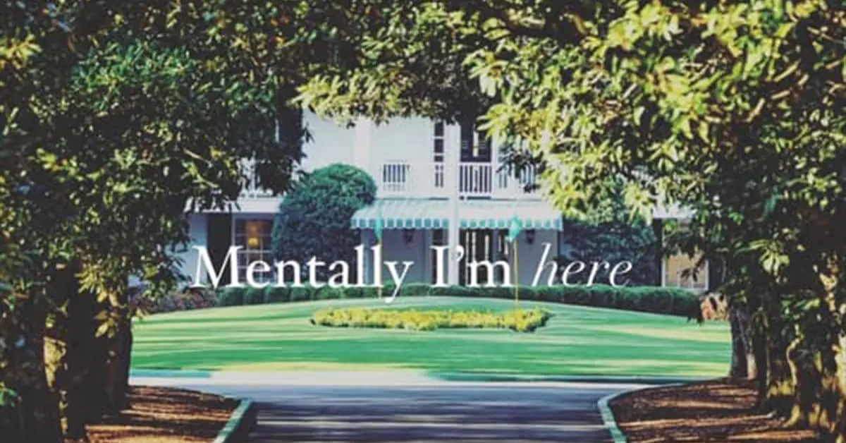 Mentally Here Golf Image
