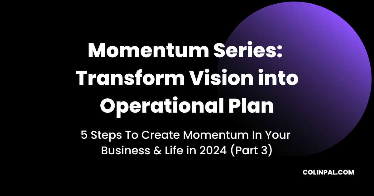 Picture of Momentum Series: Transform Vision into Operational Plan