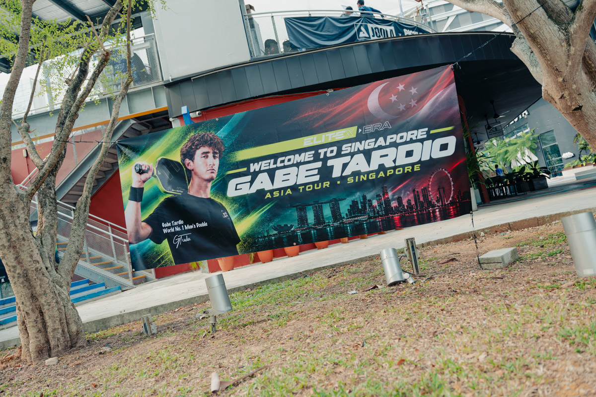 The signs were all there. PPA Tour's World #2, Gabe Tardio, was in town.
