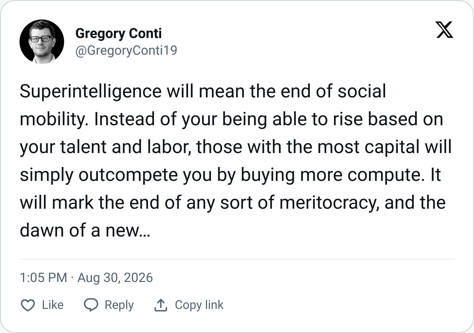 Tweet screenshot