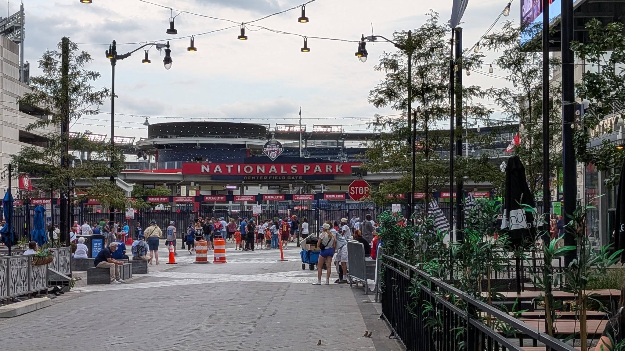 Outside Nationals Park, Washington D.C.