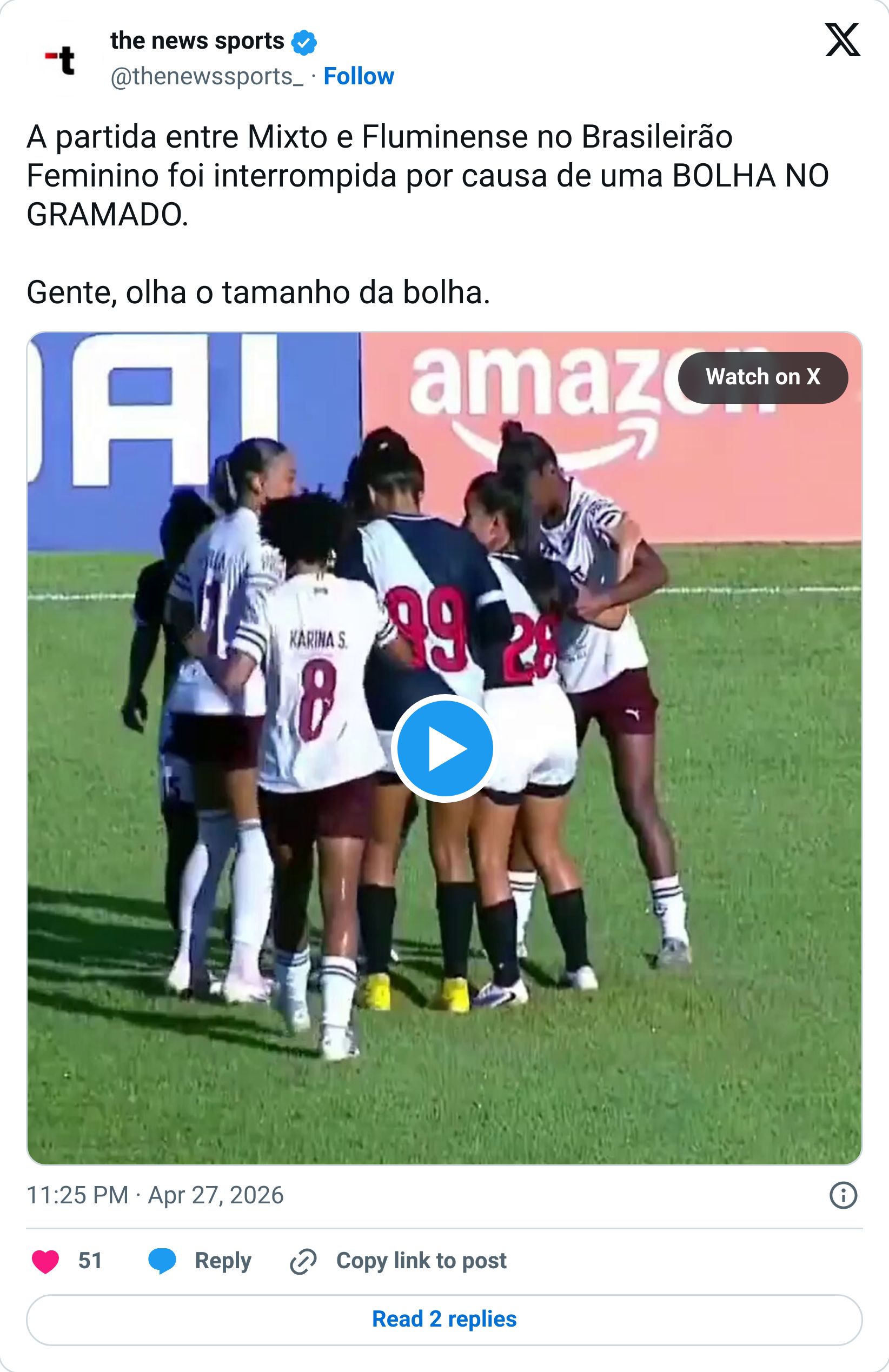 Tweet screenshot