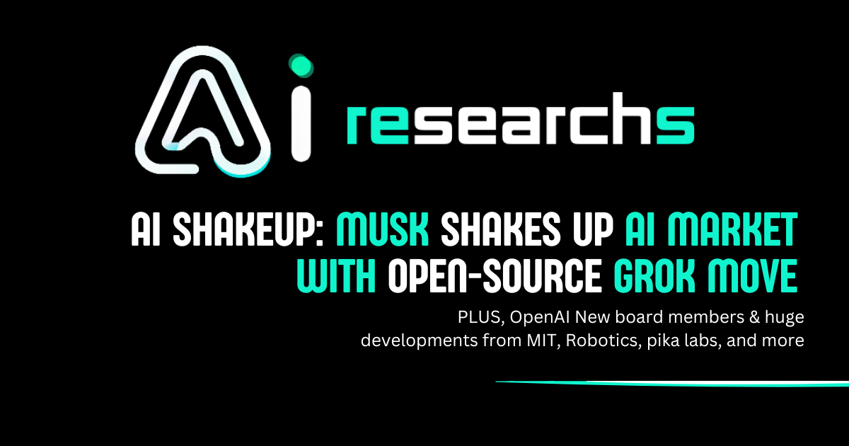 🤯 xAI's Grok Goes Open-Source!