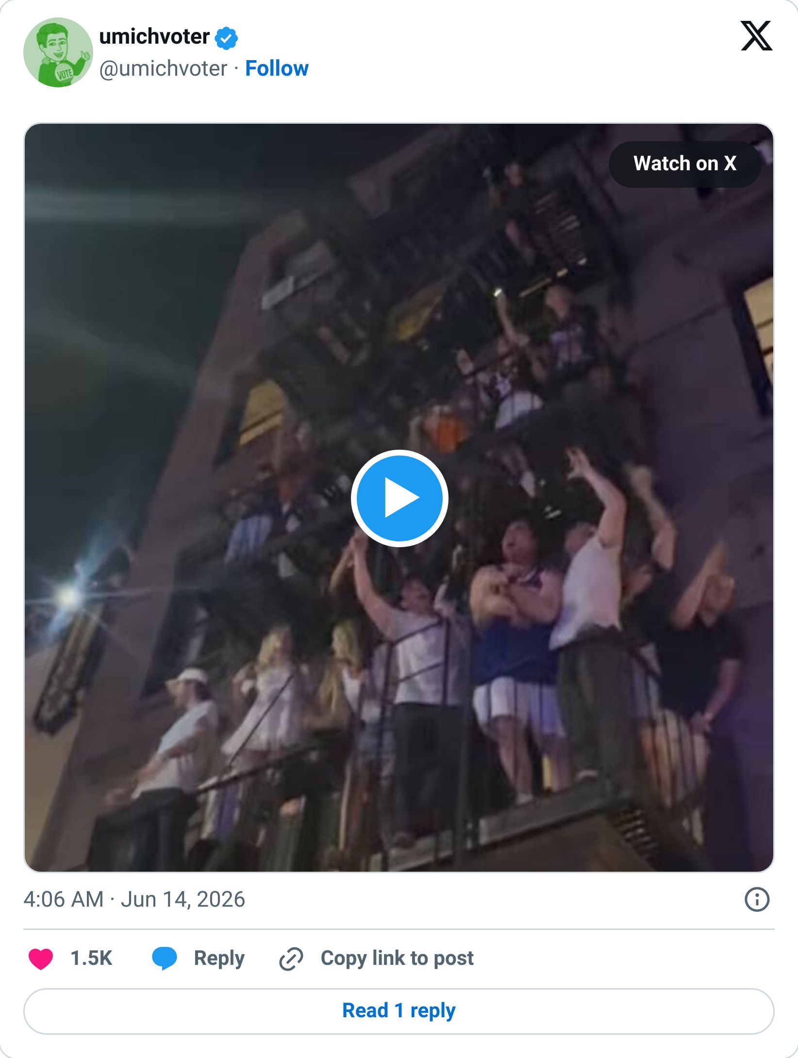 Tweet screenshot