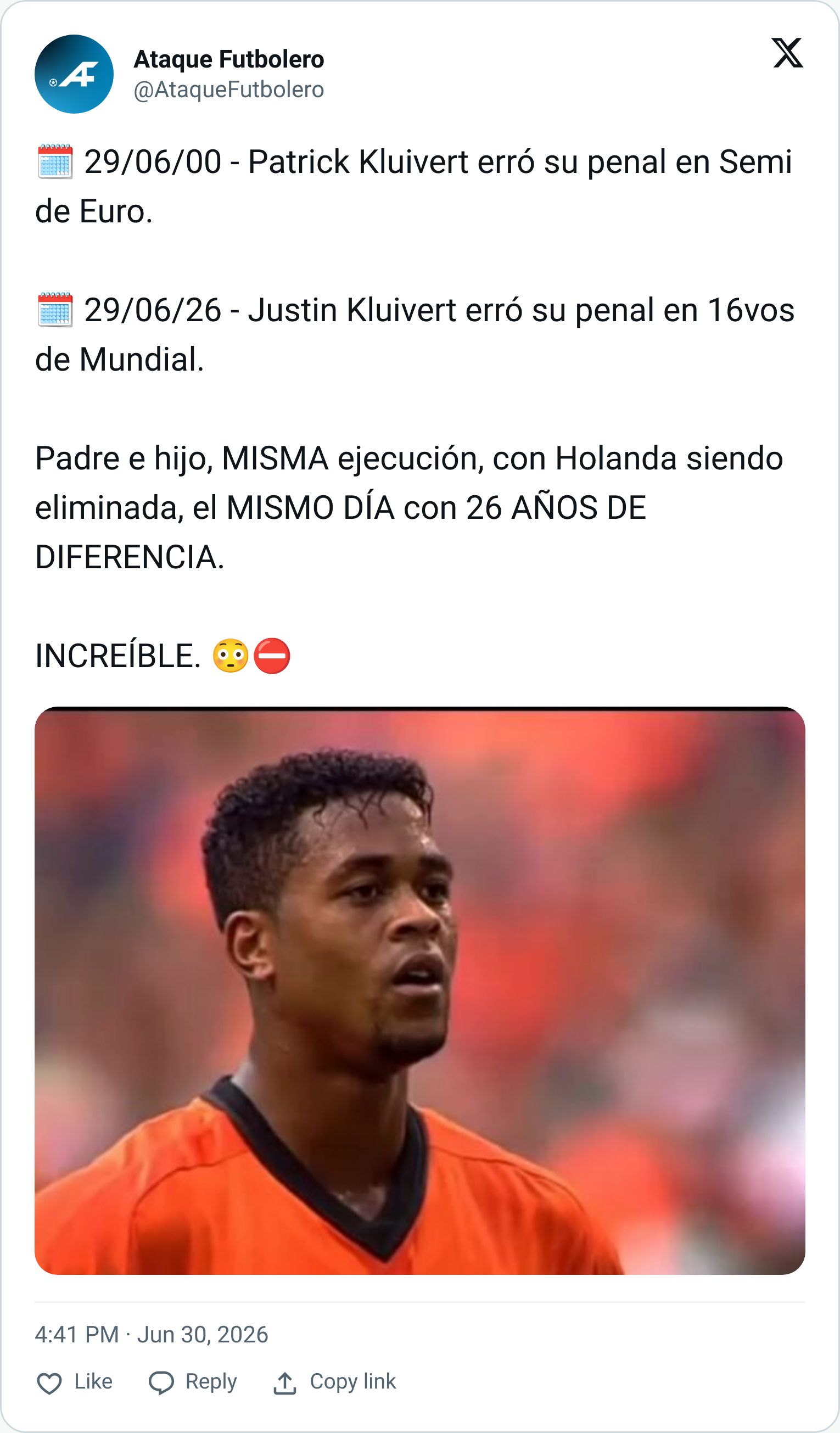 Tweet screenshot