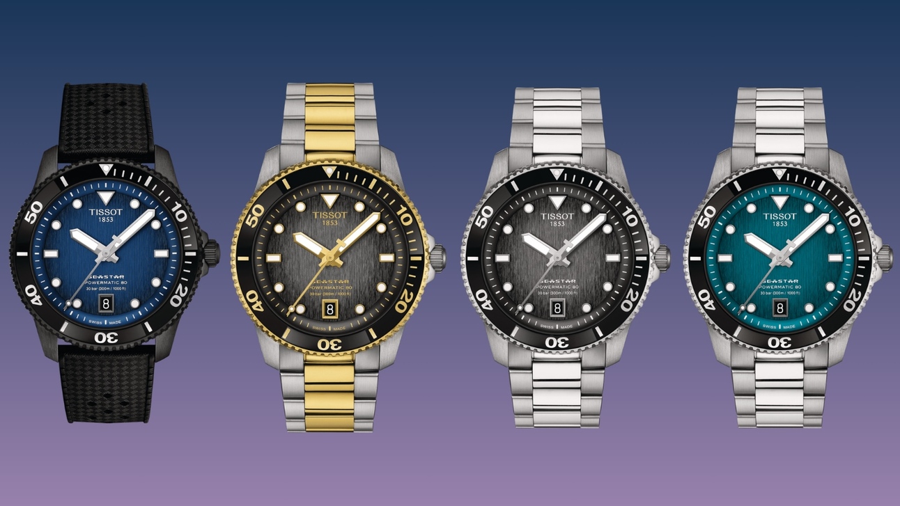 Tissot's Seastar 1000 Gets First 40mm Automatic Collection