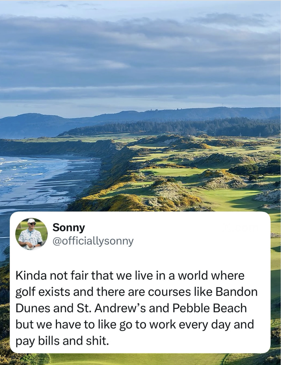 Bandon Dunes Tweet