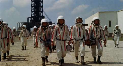 Early NASA astronauts during Project Mercury