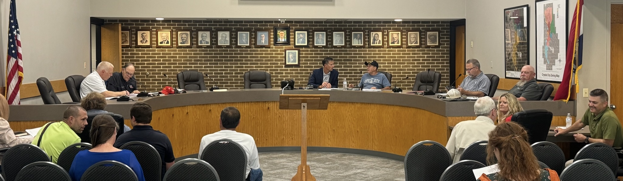 Crystal City Council meeting
