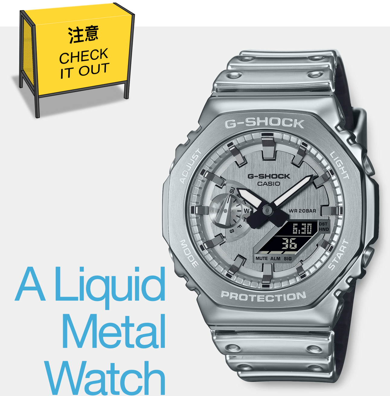 A Liquid Metal Watch