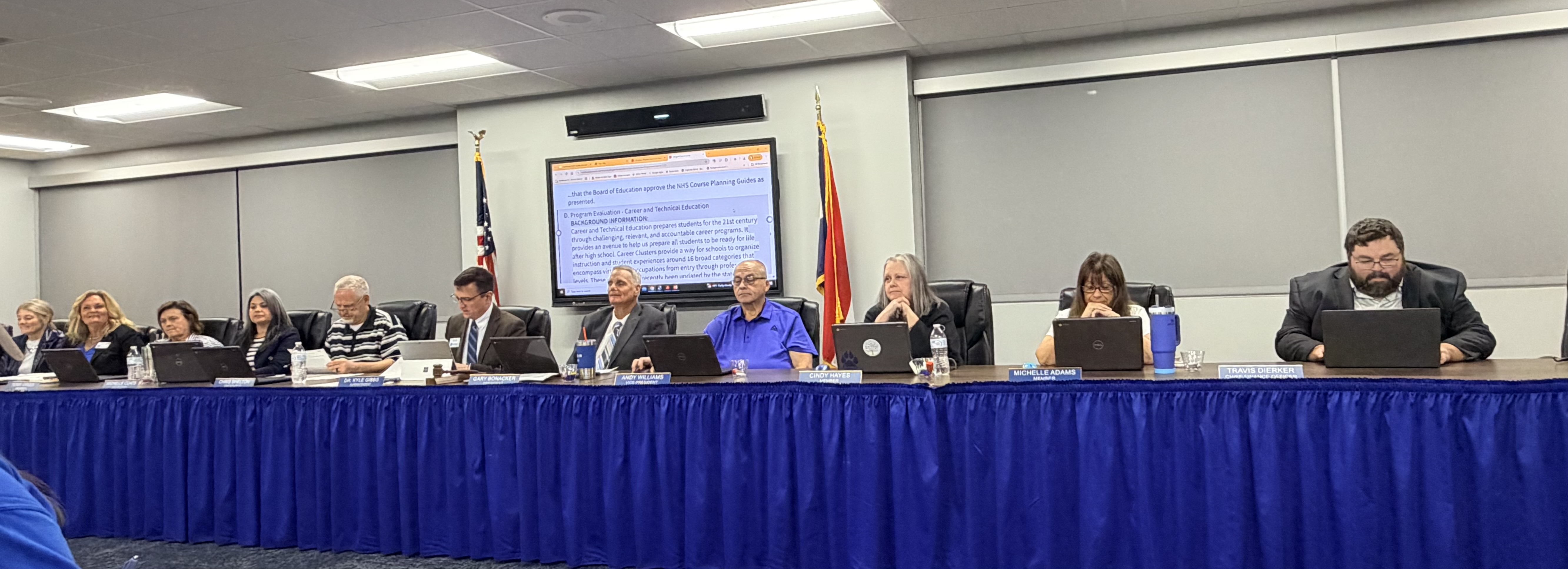 Northwest School Board of Education meeting