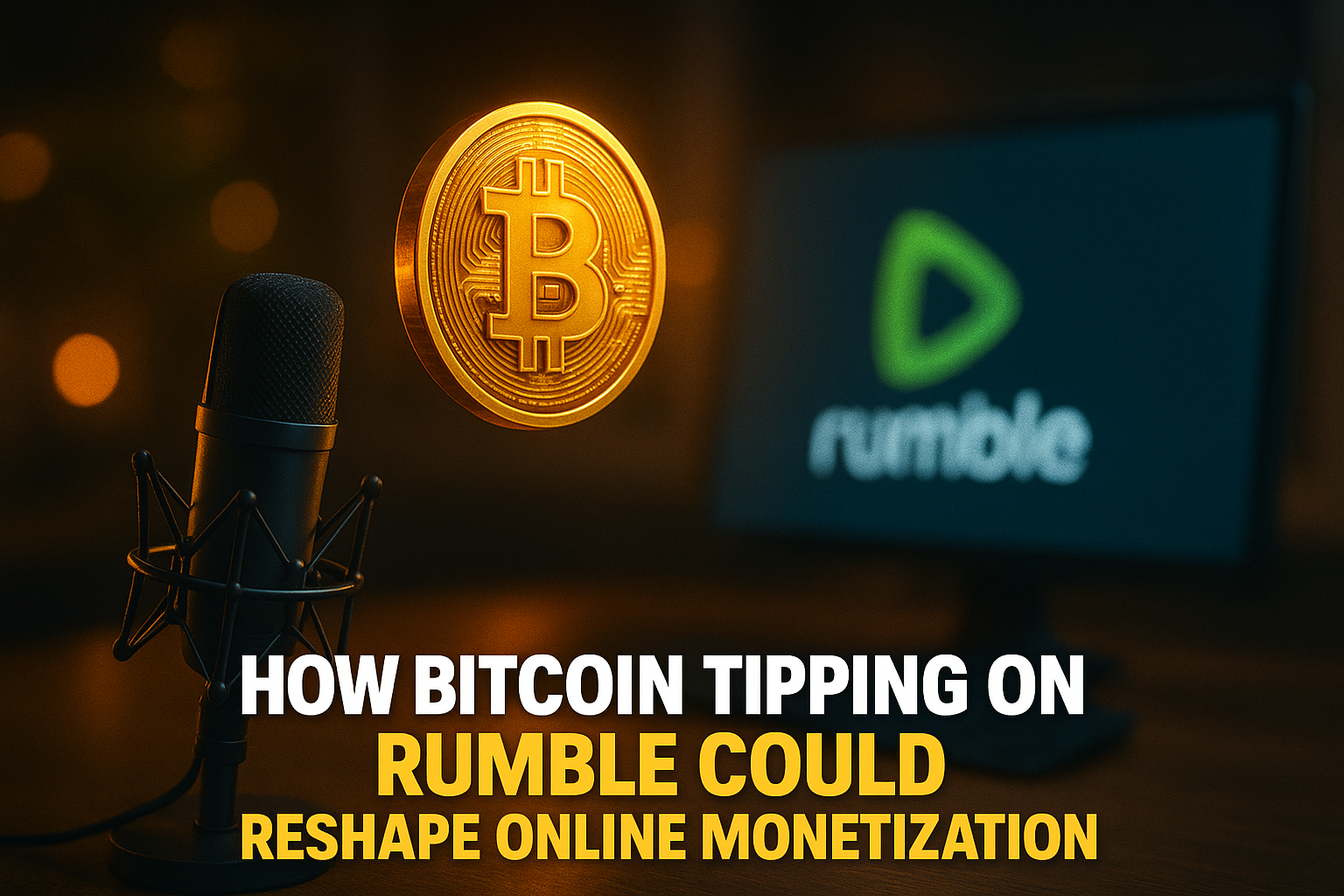 How Bitcoin Tipping on Rumble Could Reshape Online Monetization