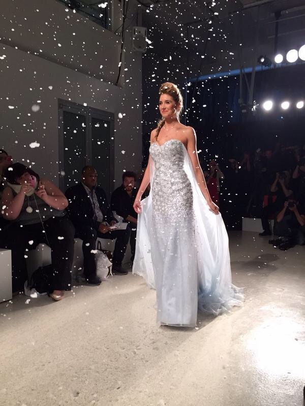 Frozen Inspired Wedding Dress Debuts