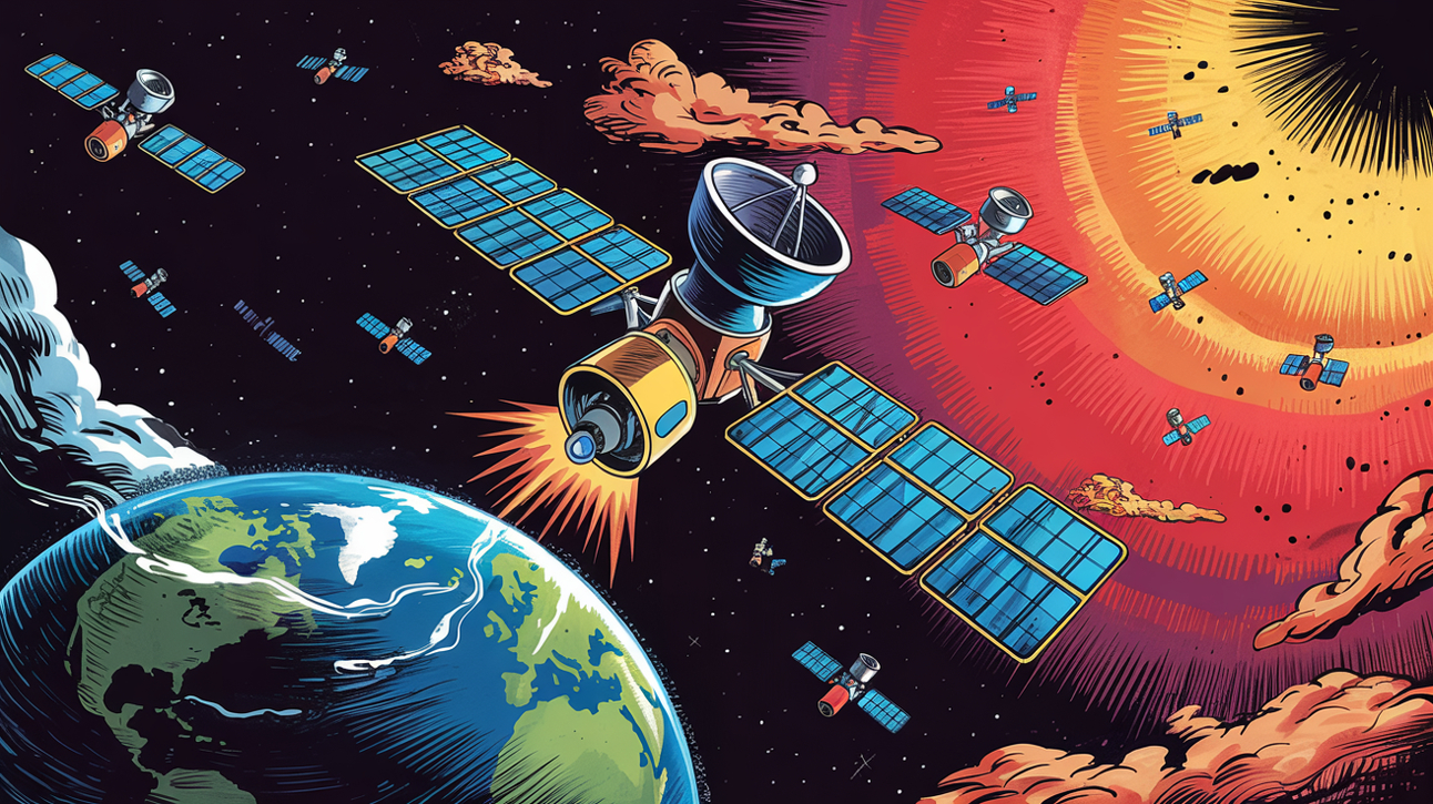 Amazon blasts into space race