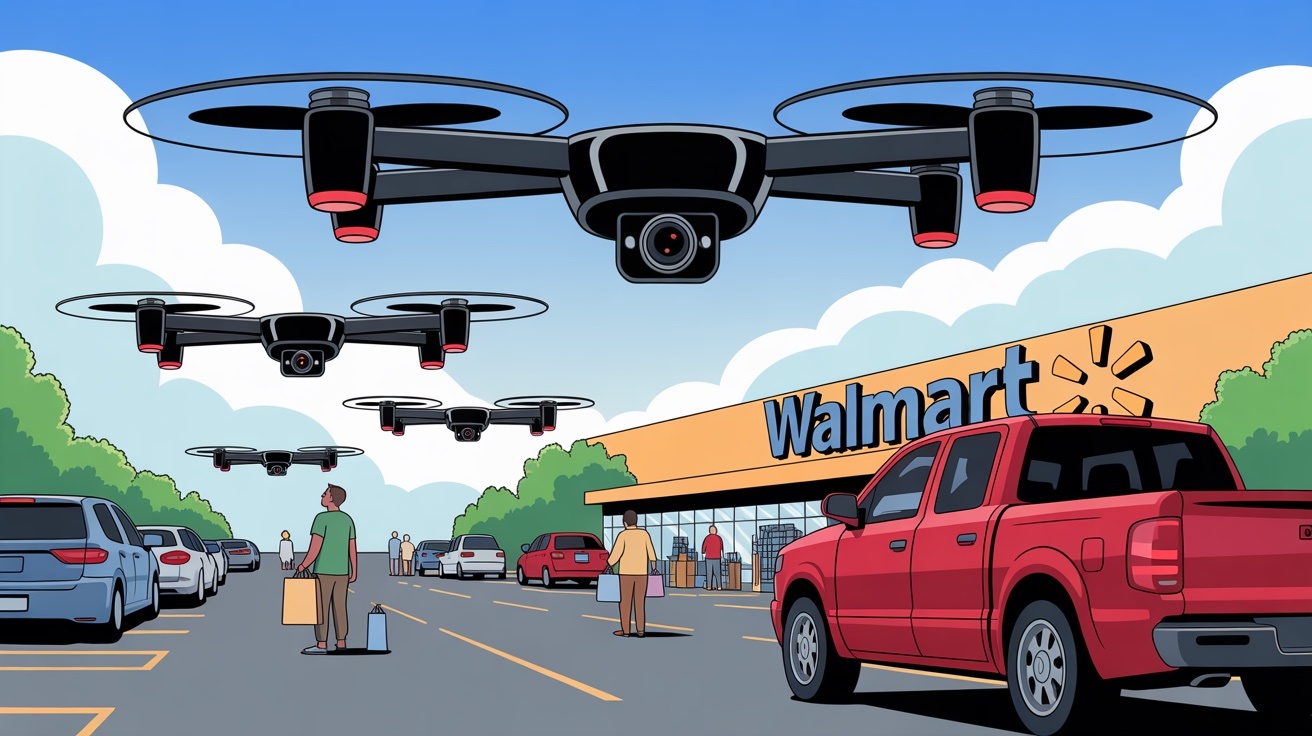 Drones that hunt down shoplifters