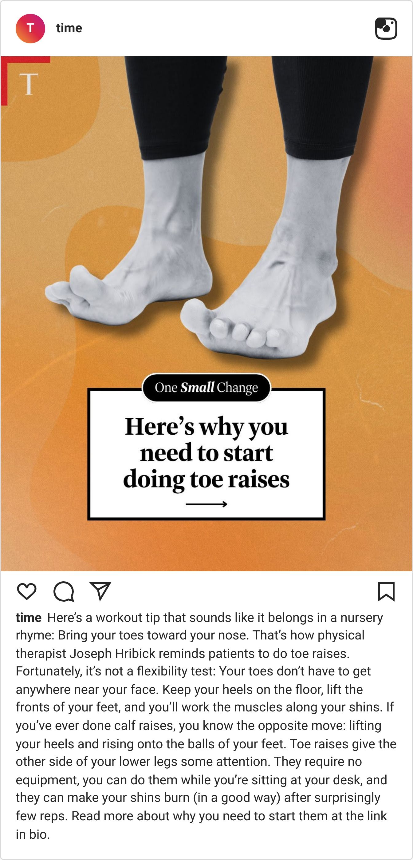 Instagram reel screenshot