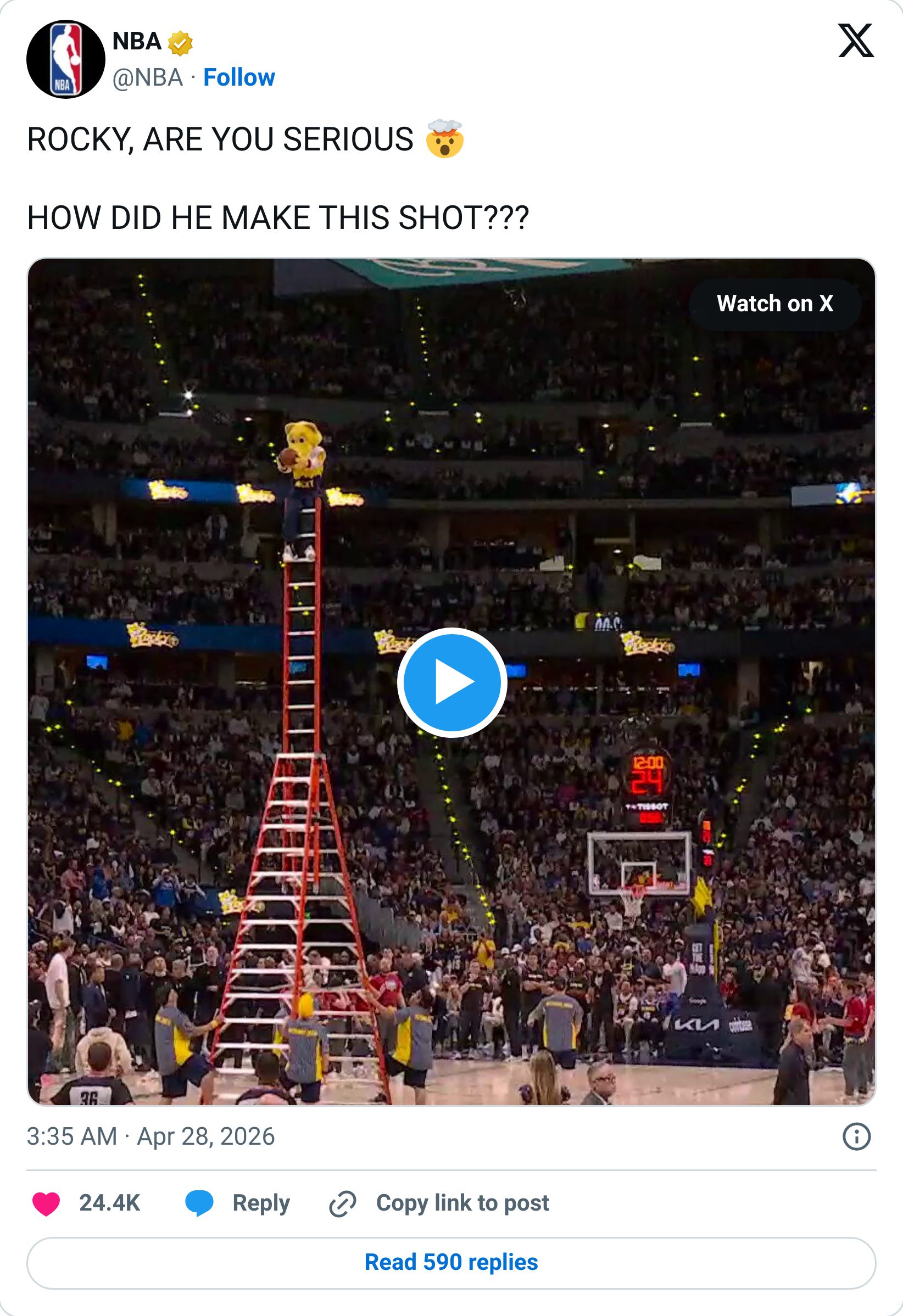 Tweet screenshot