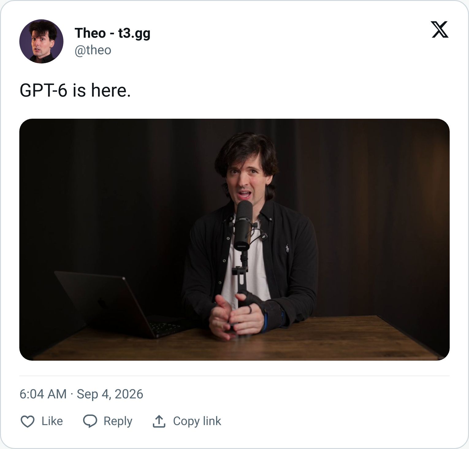 Tweet screenshot