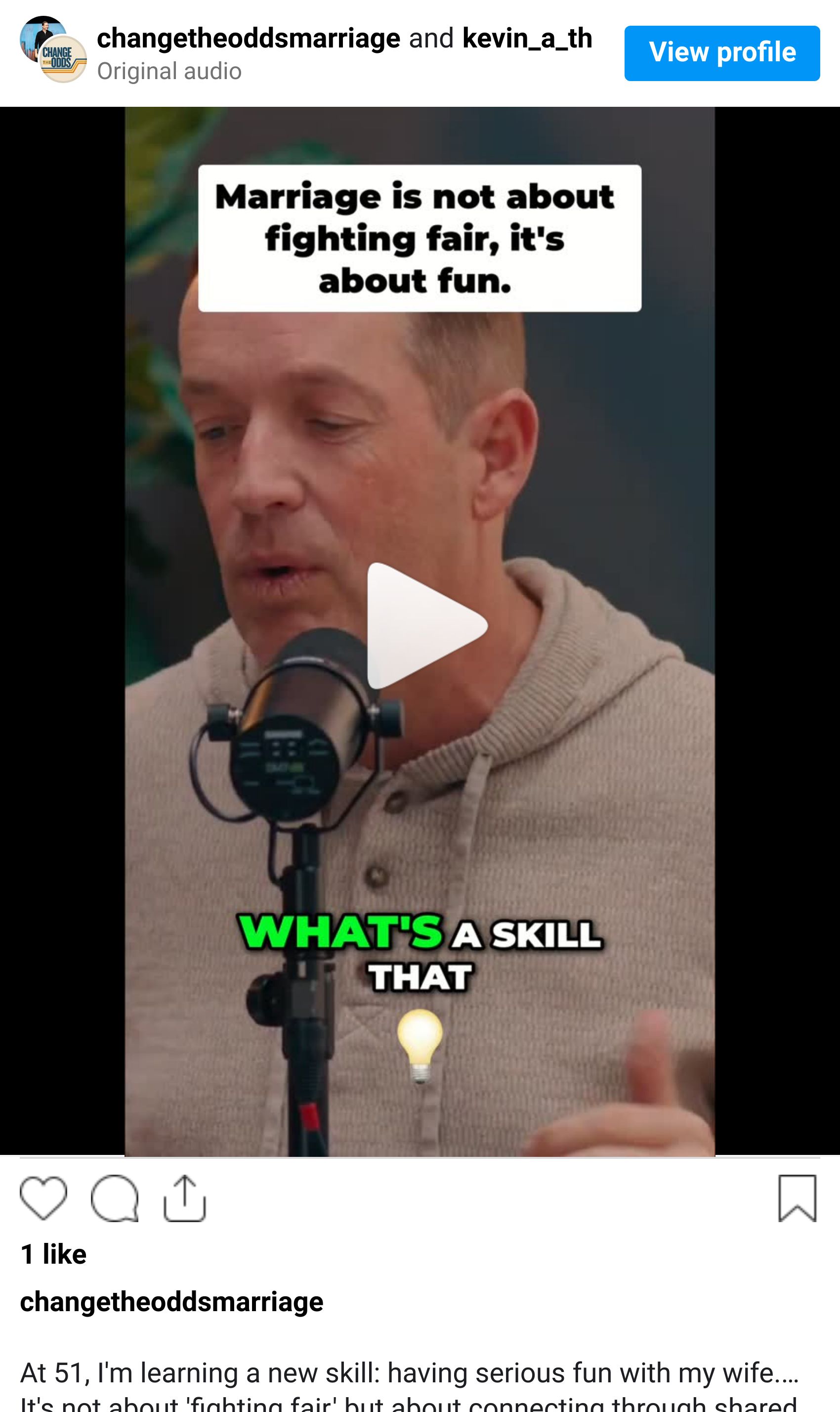 Instagram reel screenshot