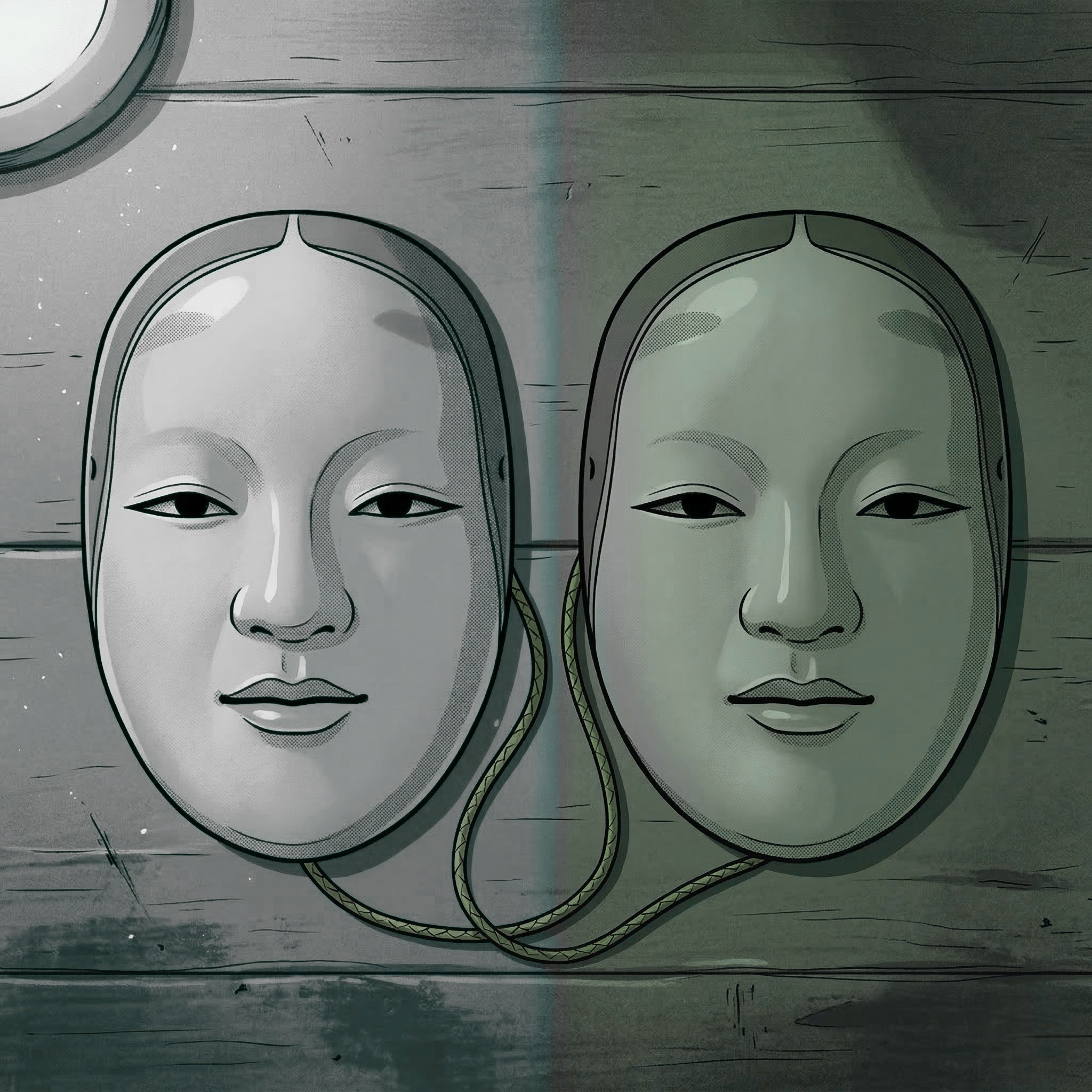 Vintage anime close-up of hands holding a letter, warm afternoon light