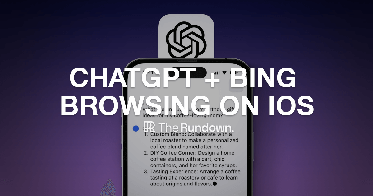 🤖 A massive ChatGPT iOS update