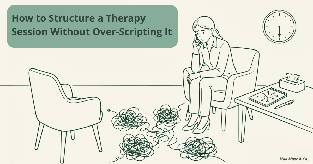 How to Structure a Therapy Session Without Over-Scripting It