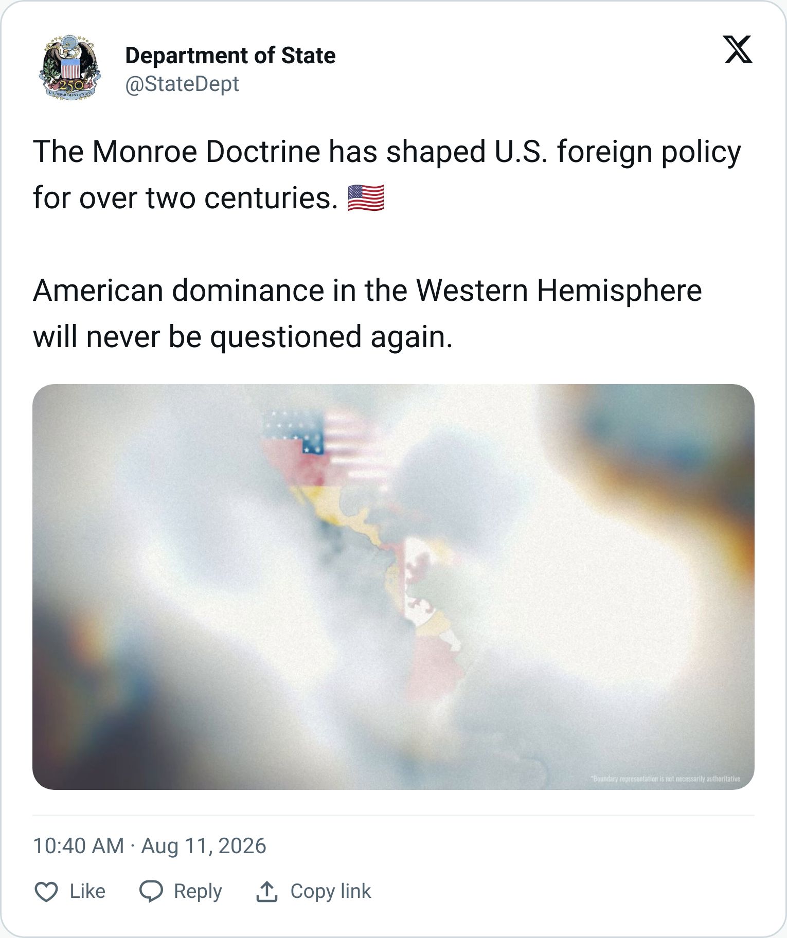 Tweet screenshot
